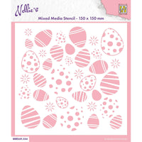 
              Nellie's Choice • Stencil Easter Eggs Background 6x6"
            