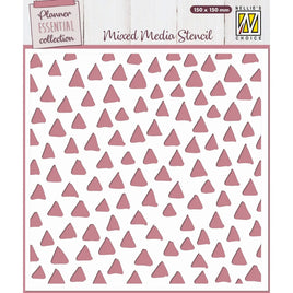 Nellie Snellen •  Stencil  Triangles 5.9x5.9inch