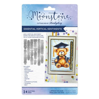 Hunkydory - Moonstone Dies - Essential Vertical Sentiments (24 PCS)