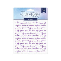 Hunkydory - Moonstone Embossing Folders - Script