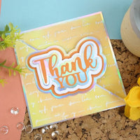 Hunkydory - Moonstone Embossing Folders - Script