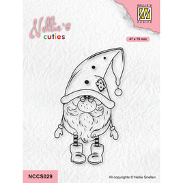 Nellie's Choice - Nellie's Cuties Clear Stamp Christmas Gnome