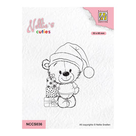 Nellie's Choice - Clear Stamps - Christmas Cuties Clear Stamp Present for You