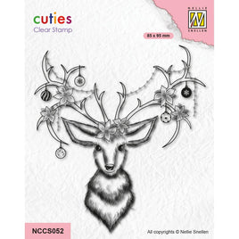 Nellie Snellen • Cutie Clear Stamps Reindeer