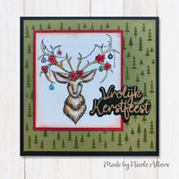 Nellie Snellen • Cutie Clear Stamps Reindeer