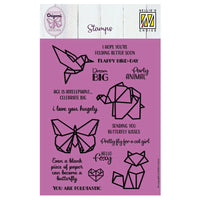 
              Nellie's Choice • Clear Stamps Foldtastic Origami A6
            