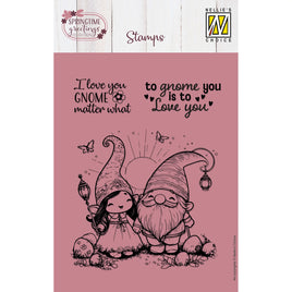 Nellie's Choice •Clear Stamps Gnome and Elf 3pcs