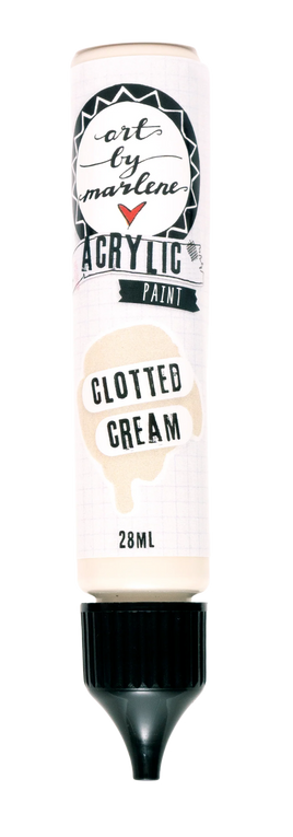 Art by Marlene - Essentials - Acrylic Paint - CLOTTED CREAM