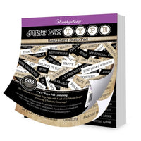 Hunkydory - Just My Type Sentiments Strip Pad