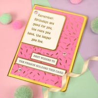 Hunkydory - Just My Type Sentiments Strip Pad - Humour