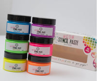 
              ABM - Art by Marlene Stencil Paste Neon colors - ABM 25 collection no. 08
            