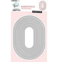 
              Craft Lab - Cutting Die - Nested ovals Essentials nr. 1050
            