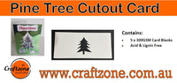 
              Pine Tree Cutout Tri Fold Card
            