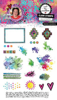 ABM - Art by Marlene - PRE-ORDER Clear Stamp - nr. 965 Splatters & Patterns