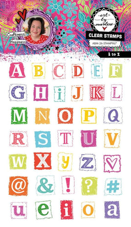 ABM - Art by Marlene - PRE-ORDER Clear Stamp - nr. 967 A-Z