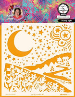 ABM - Art by Marlene - Mask/Stencil Starry Night