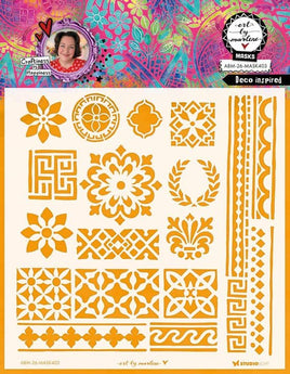ABM - Art by Marlene - Mask/Stencil Deco Inspired