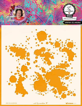 ABM - Art by Marlene - Mask/Stencil Splatters and Splashes