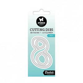 Studio Light • Essentials Cutting Dies 8 - number eight