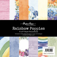 
              Paper Rose - Rainbow Poppies 6x6 Paper Collection 25600
            