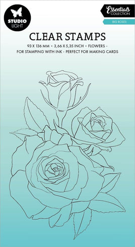 Studio Light - Clear stamps -  Roses