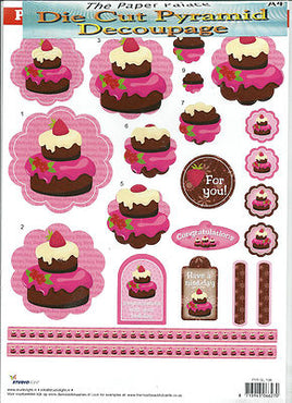 Pyramid - 3D Die-cut - Cake