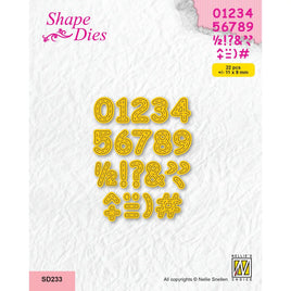 Nellie's Choice • Shape Dies Numbers 23pcs