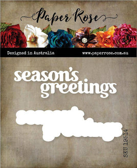Paper Rose - Season's Greetings Chunky Metal Die