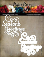 
              Paper Rose - Season's Greetings Metal Cutting Die
            