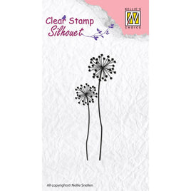Nellie Snellen • Silhouette Clear Stamps Flower-9