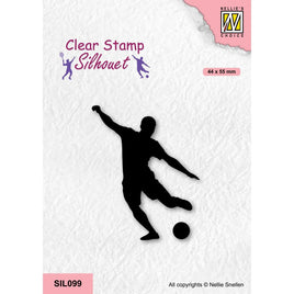 Nellie Snellen • Silhouett Clear Stamps Sports Series Footbal Player