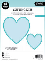 
              Studio Light - Essentials - Cutting Die - Torn Edge Cardshape-Heart
            