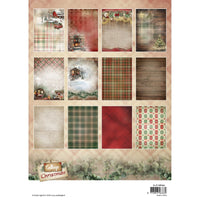 Studio Light  - Cottage Christmas A4 Designer paper pad Background paper