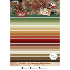 Studio Light - Cottage Christmas-Uni paper pad Unicolor