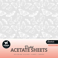 
              Studio Light • Essentials Acetate Sheets Spring butterflies
            