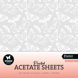 Studio Light • Essentials Acetate Sheets Spring butterflies