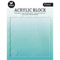 
              Studio Light - Essentials Acryl Stamp Block for Clear and Cling Stamps with Grid 12x12x0.8cm Nr.04
            