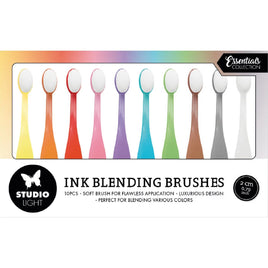 Studio Light • Essentials Blending Brushes 0.79" Soft Brush 10pcs