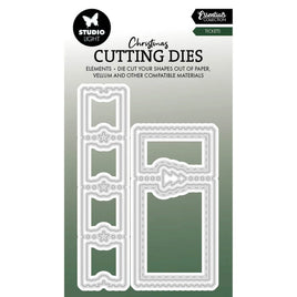 Studio Light •  Essentials Cutting Dies " Christmas Ticket"