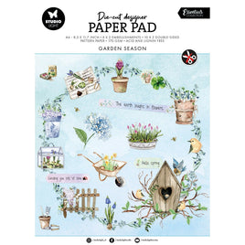 Studio Light  - Essentials - A4 Die-Cut Paper Pad Garden Season