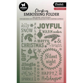 Studio Light •  Essentials Embossing Folder Joyful Collage