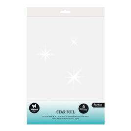 Studio Light - Essentials Starfoil Transparant A4