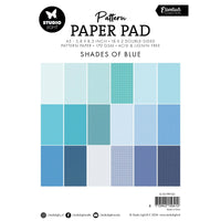 
              Studio Light • Essentials Pattern Paper Pad Shades Of Blue
            