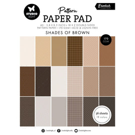 Studio Light • Essentials Pattern Paper Pad Shades Of Brown