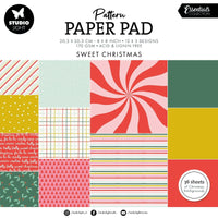 
              Studio Light • Essentials Pattern Paper Pad Sweet Christmas (8x8")
            