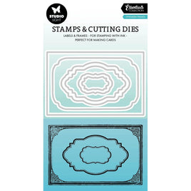Studio Light • Essentials Stamp & Cutting Dies Ephemera Frames