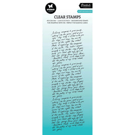 Studio Light -Essentials Clear Stamp Script Background