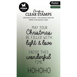 Studio Light • Essentials  Clear Stamp Christmas Texts