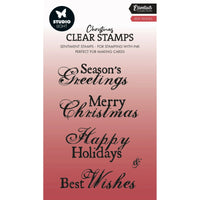 
              Studio Light •  Essentials Clear Stamp Best Wishes
            