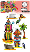 
              ABM - Art by Marlene Clear Stamp - Clear stamp Beachy scene - ABM 25 collection no. 887
            
